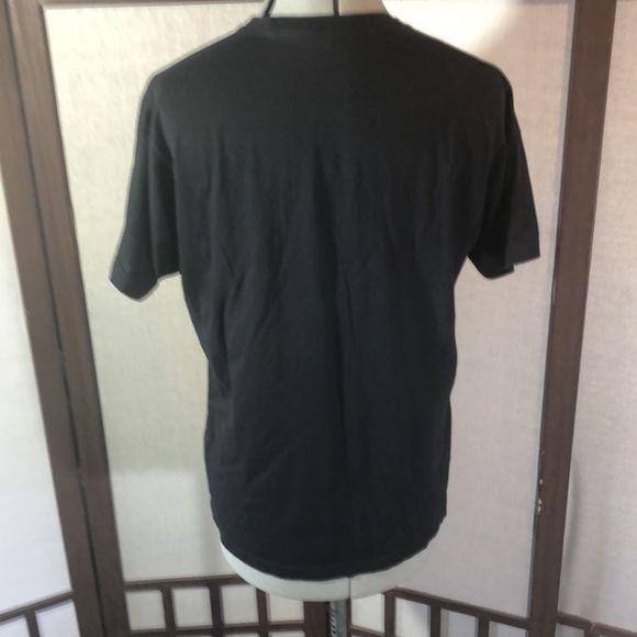 Black large t-shirt with golden elephant Thai Ganesha god 100% cotton - Picture 5 of 7